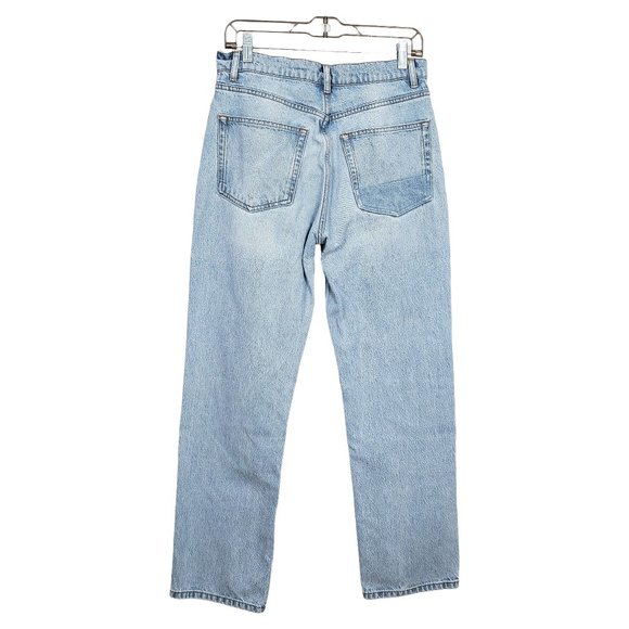 REFORMATION Cynthia Patch High Rise Cropped Jeans 29 - Picture 7 of 12